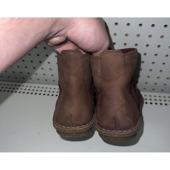 Clarks Tamitha Key Womens Suede Side Zip Lace Up Ankle Boots Booties Size 9.5 - Picture 3 of 8